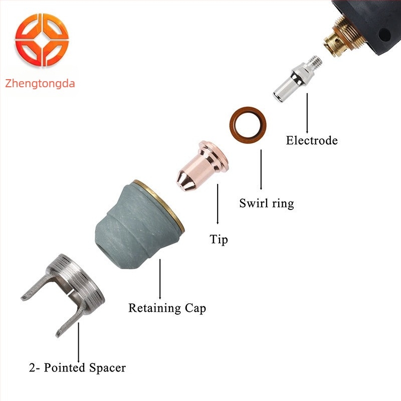 Duză electrod PT60, 20 bucăți, accesorii pentru tăiere cu plasmă, consumabile pentru duză 52582/51313