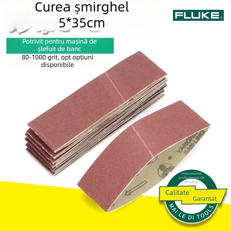 Bandă abrazivă circulară pentru mașina de șlefuit cu bandă de masă, granulație 80–1000, 50 x 350 mm