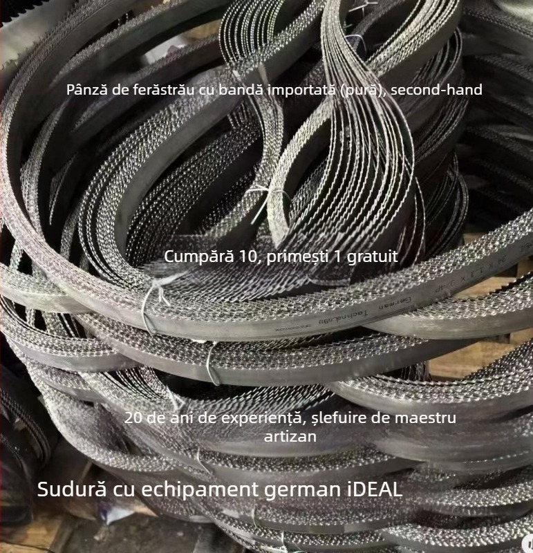 Lama de bandă M42 bi-metalic pentru tăierea oțelului de armare și oțelului inoxidabil, pentru mașina 4115