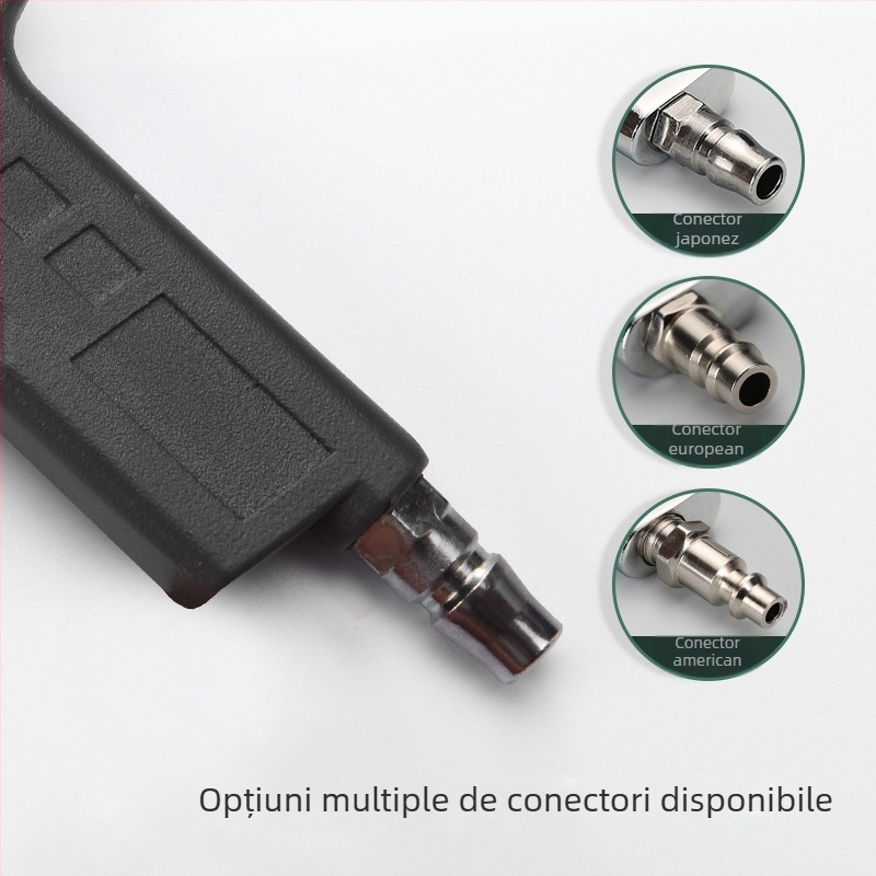 Manometru digital pentru presiunea în pneuri cu pistol de umflat