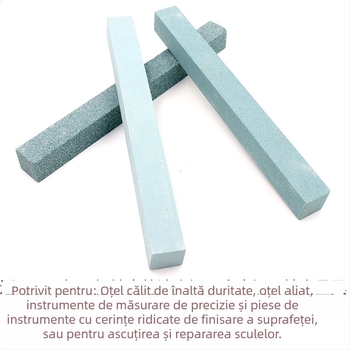 Piatră de ulei pătrată din carburi de siliciu pentru lustruirea jadului, 200 × 20 × 20 mm