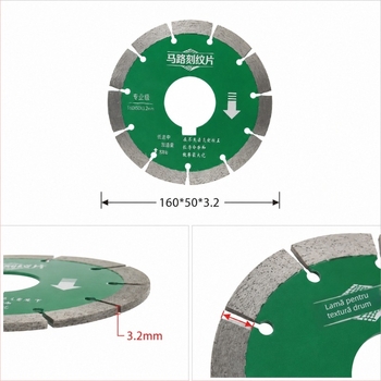 Disc diamantat de 160 mm pentru gravare – marmură, granit, beton