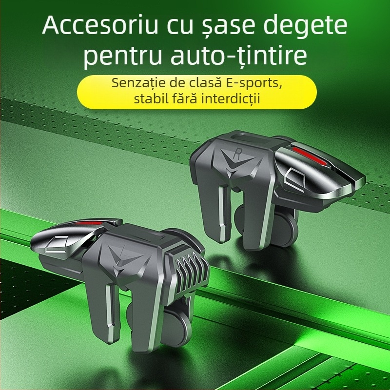 G21 Controller de jocuri wireless, cu acționare prin șase degete, pentru telefon mobil