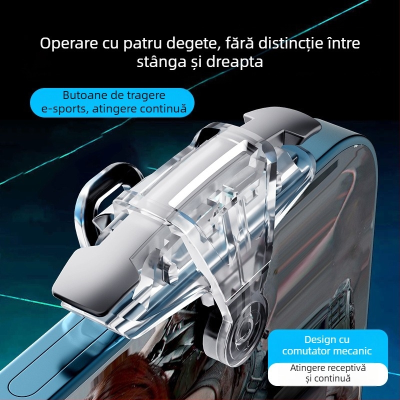 Controler de joc M9 pentru PUBG, butoane fizice pentru controlul reculului, accesoriu universal pentru telefon mobil