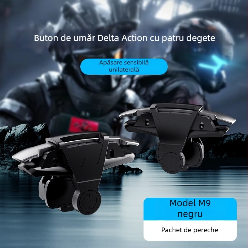 Controler de joc M9 pentru PUBG, butoane fizice pentru controlul reculului, accesoriu universal pentru telefon mobil