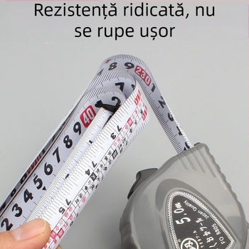 Ruleta Luban 5 m, bandă metalică pentru tâmplărie FO-8805