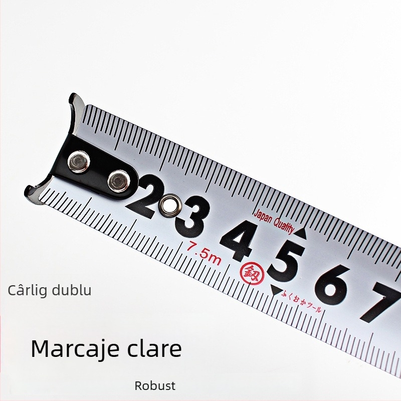 Ruleta Luban 5 m, bandă metalică pentru tâmplărie FO-8805