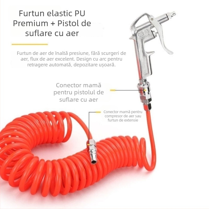 DG10 Pistol de suflare a prafului din aliaj de aluminiu - aer comprimat de înaltă presiune pentru îndepărtarea prafului