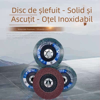Gurui disc plat de șlefuit pentru oțel inoxidabil, disc abraziv textil, rezistent la abraziune