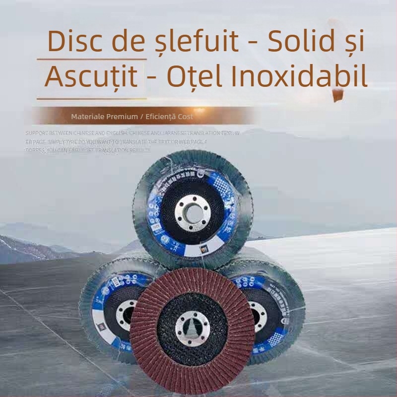 Gurui disc plat de șlefuit pentru oțel inoxidabil, disc abraziv textil, rezistent la abraziune