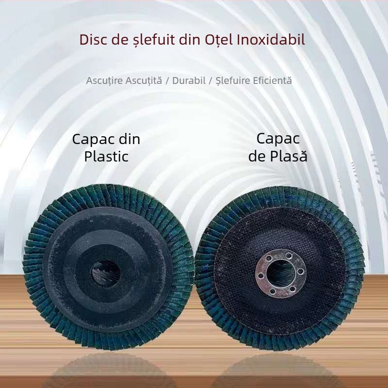 Gurui disc plat de șlefuit pentru oțel inoxidabil, disc abraziv textil, rezistent la abraziune