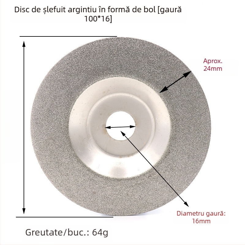 Disc de tăiere cu diamant pentru sticlă, plăci ceramice și plăci din jad