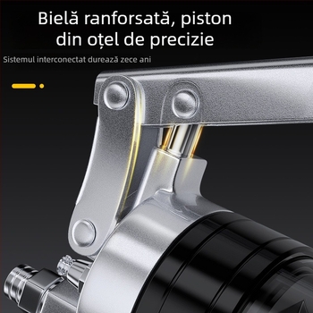Pistol de ungere manual, cu presiune înaltă, pentru excavator mic, unealtă de ungere cu dublu piston