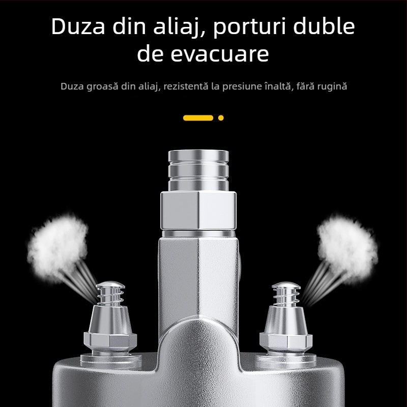 Pistol de ungere manual, cu presiune înaltă, pentru excavator mic, unealtă de ungere cu dublu piston