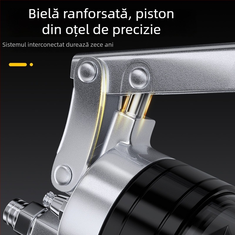 Pistol de ungere manual, cu presiune înaltă, pentru excavator mic, unealtă de ungere cu dublu piston