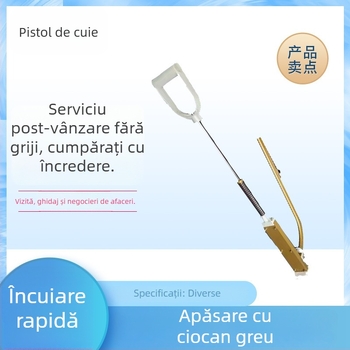 K01 pistol de capse pentru încălzire prin pardoseală – montaj țevi