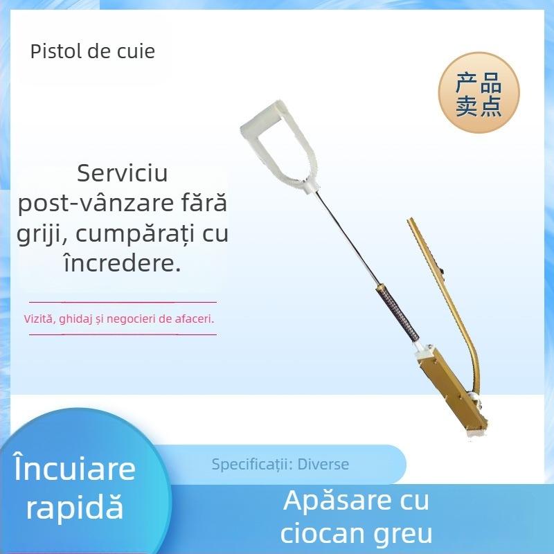 K01 pistol de capse pentru încălzire prin pardoseală – montaj țevi