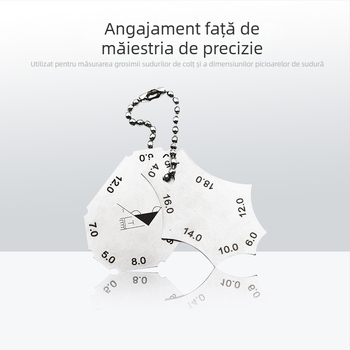 Set cu două piese – calibru de sudură unghi drept