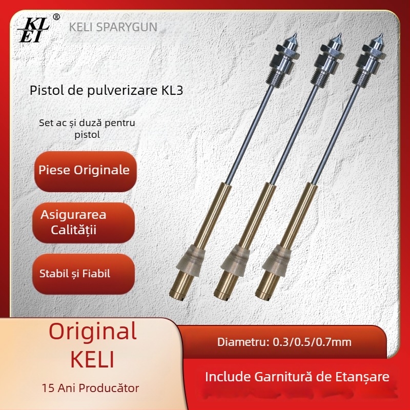 KL3 Set duze și ace pentru pistol de vopsire – atomizare de înaltă precizie