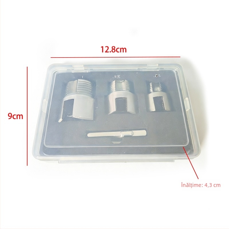 Model nou: unealtă de filetare pentru țeavă PPR de 1 inch – filet intern și extern, set de taps și dies
