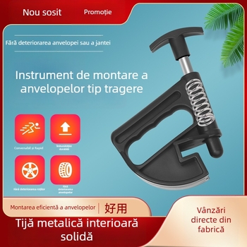 Unealtă de demontare a anvelopelor, instrument auxiliar pentru anvelope tubeless, instrument de presiune a anvelopei, instalare pentru anvelope plate și rezistente la perforare