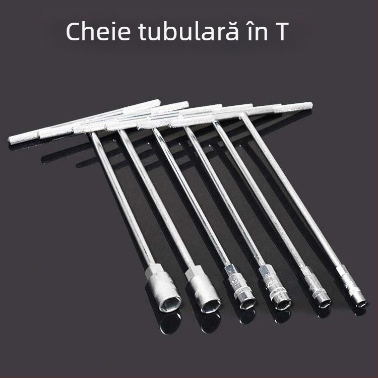 Set chei hex externe cu priză în formă de T, 6-19 mm