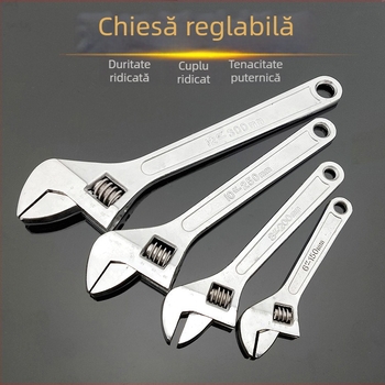Kingmas cheie reglabilă de 8 inci, fontă, unealtă multifuncțională