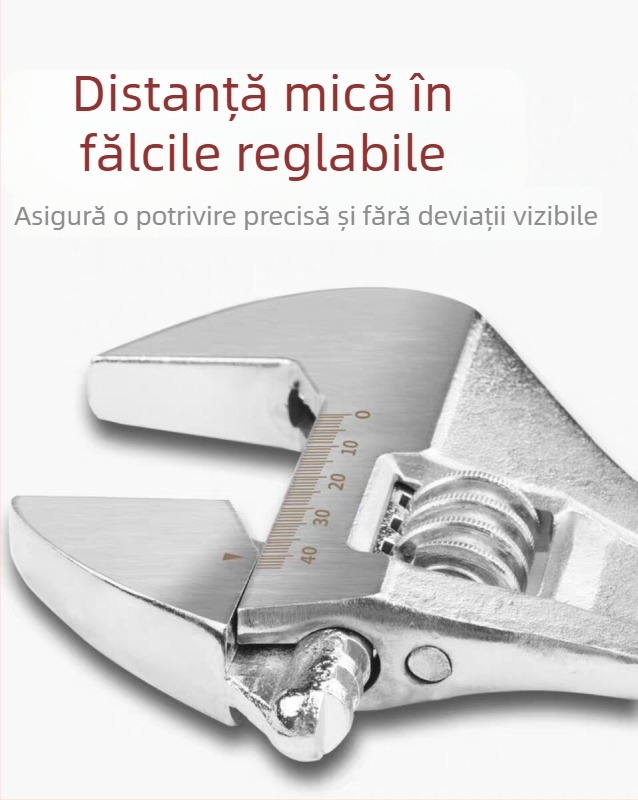 Kingmas cheie reglabilă de 8 inci, fontă, unealtă multifuncțională