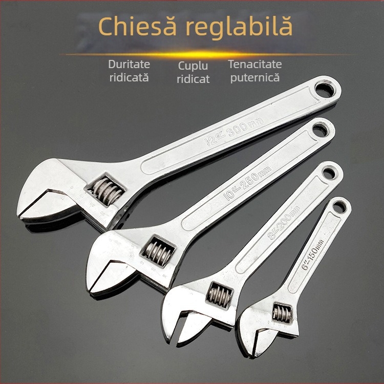Kingmas cheie reglabilă de 8 inci, fontă, unealtă multifuncțională