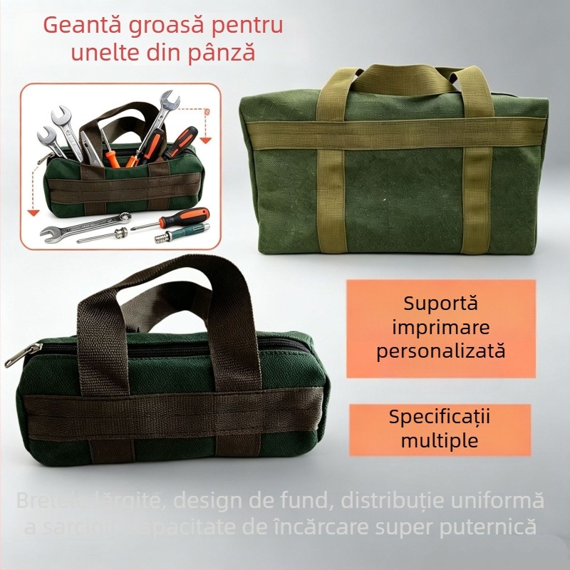 Geantă de unelte din pânză groasă – Portabilă, multifuncțională pentru electricieni și depozitare unelte