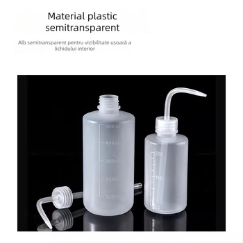 Sticlă de clătire pentru pigmenți, 250 ml, pentru microblading și linia ochilor