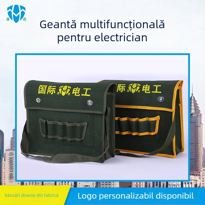 Geantă din pânză pentru unelte electrice și hardware, kit multifuncțional de reparații și montaj