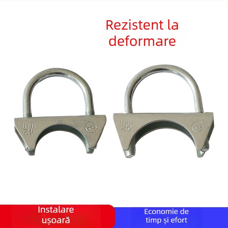 Colier galvanizat pentru țeavă de eșapament, Ø26 mm