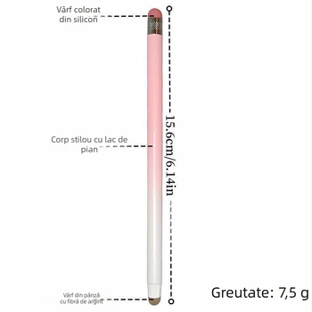 Stylus cu două capete, culoare gradient pentru telefoane și tablete – stylus capacitiv pentru desen