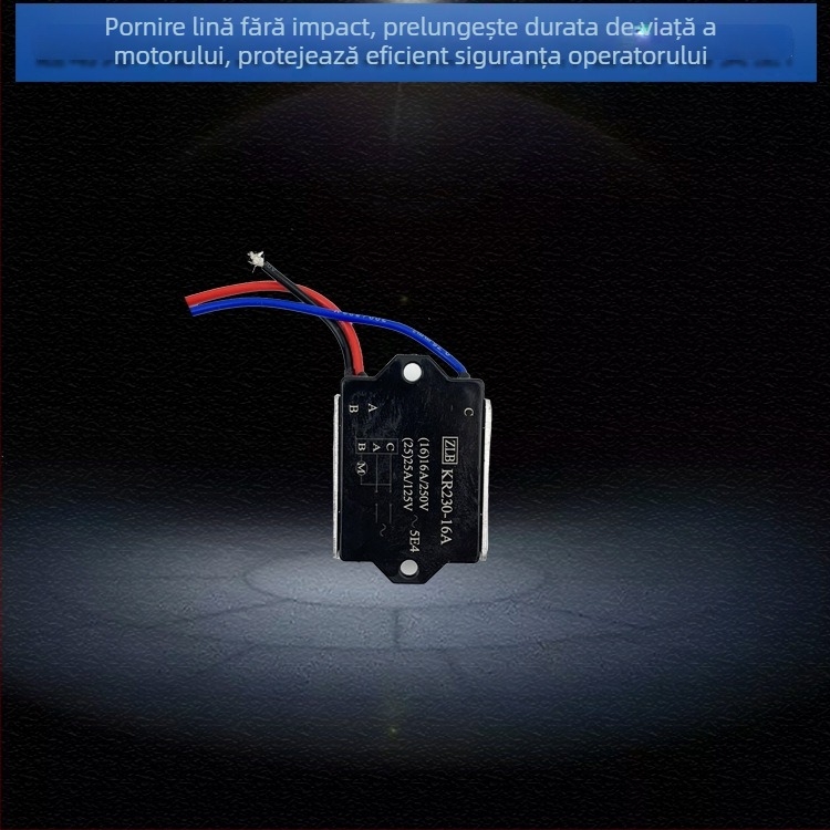 Intrerupător pornire lină pentru unelte puternice, compatibil cu polizoare unghiulare de 180/230 mm și mașini pentru canelare