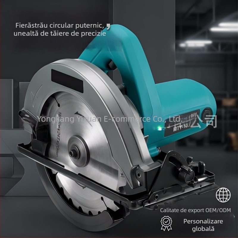 Circulară electrică 110V/220V cu motor din cupru pur, putere mare