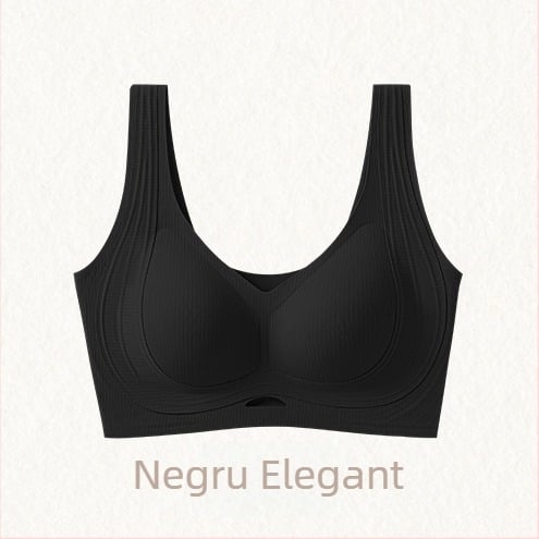 Sutien fără arc, în stil vestă, modelator, adună sânii laterali, previne lăsarea, ridică sânii mici pentru un aspect mai plin, reglabil