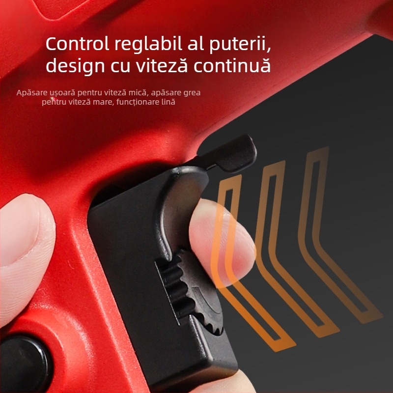 Bormașină cu priză, mâner tip pistol, funcție impact, bormașină electrică multifuncțională pentru lemn, metal și beton
