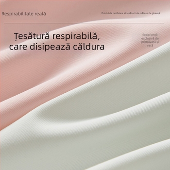 Chiloți fără cusături din Ice Silk, talie înaltă, zonă antibacteriană, mărime mare, ușori pentru vară