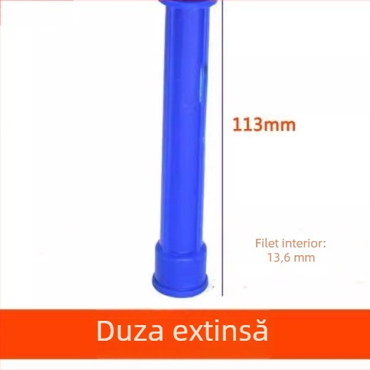 Sobo pistol pneumatic pentru lipit tablă, adaptor extensie cu filet mic, trecere de la filet intern la extern, duză pentru silicon