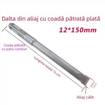 Willida Set de burghie cu ax pătrat din aliaj pentru ciocan cu impact, beton și zidărie – canelare