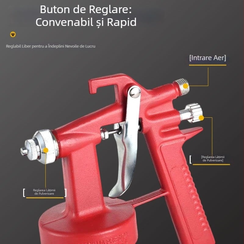 Pistol de vopsit 472 – Pulverizator pneumatic pentru vopsirea vehiculelor, detailing auto