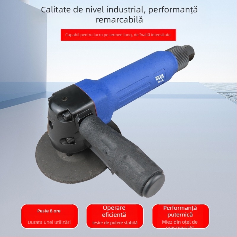 Kaobao polizor unghiular pneumatic de 4 inchi pentru tăiere și lustruire, industrial, disc de șlefuit 100 mm