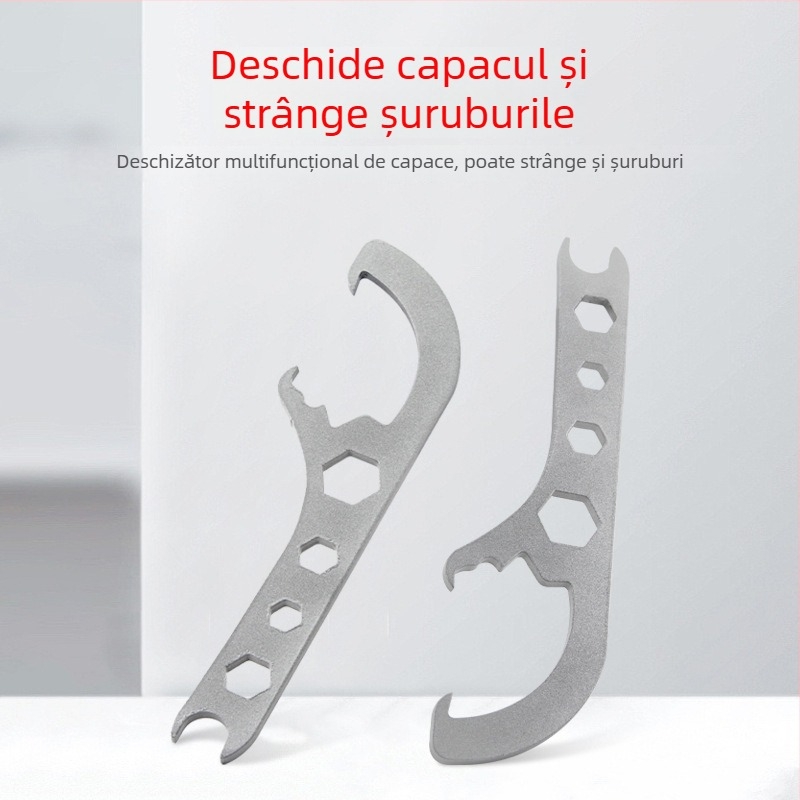 Unealtă multifuncțională pentru deschiderea capacelor găleților de vopsea
