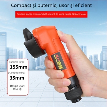 Kbao 2 inch pneumatic unghiular grinder – unealtă industrială, disc de 50 mm, alimentare cu aer, viteză reglabilă pentru tăiere, finisare și șlefuire