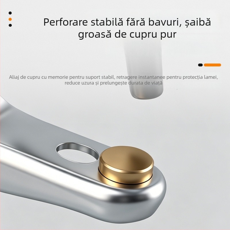 Gauritor pentru curele și clește de găuri, multifuncțional, oțel carbon A3, stil german