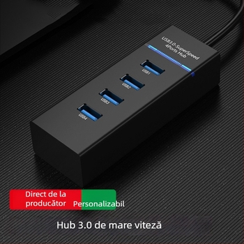Hub USB 3.0, docking de expansiune cu 4 porturi pentru laptopuri