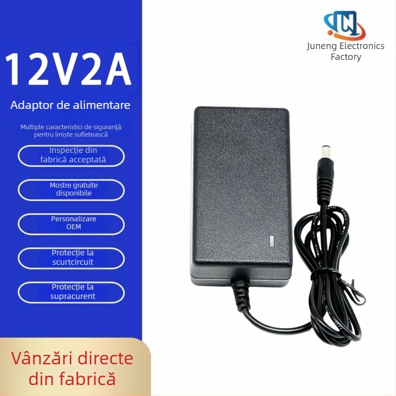 Adaptor de alimentare 24V 2A pentru dispenser de apă, purificator de apă, imprimantă, panou publicitar, motor al pompei de apă, frigider