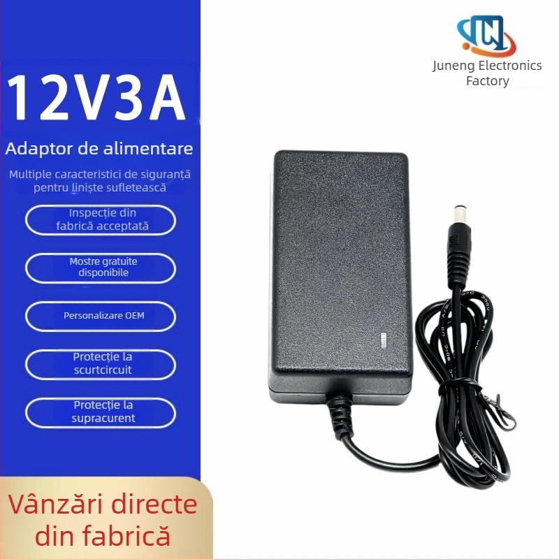 Adaptor de alimentare 24V 2A pentru dispenser de apă, purificator de apă, imprimantă, panou publicitar, motor al pompei de apă, frigider
