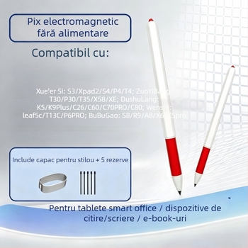 Stylus Xiaoyuan S2 cu atașament magnetic, compatibil cu S2 tabletă de învățare și Yuanfudao E1